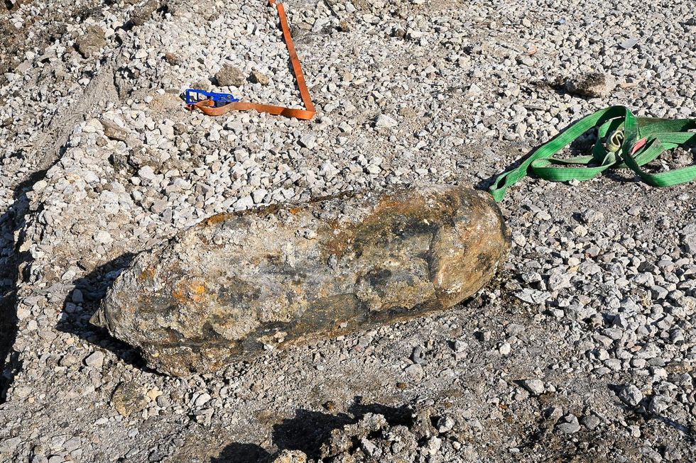 The unexploded bomb found in the northern French suburb\u200b
