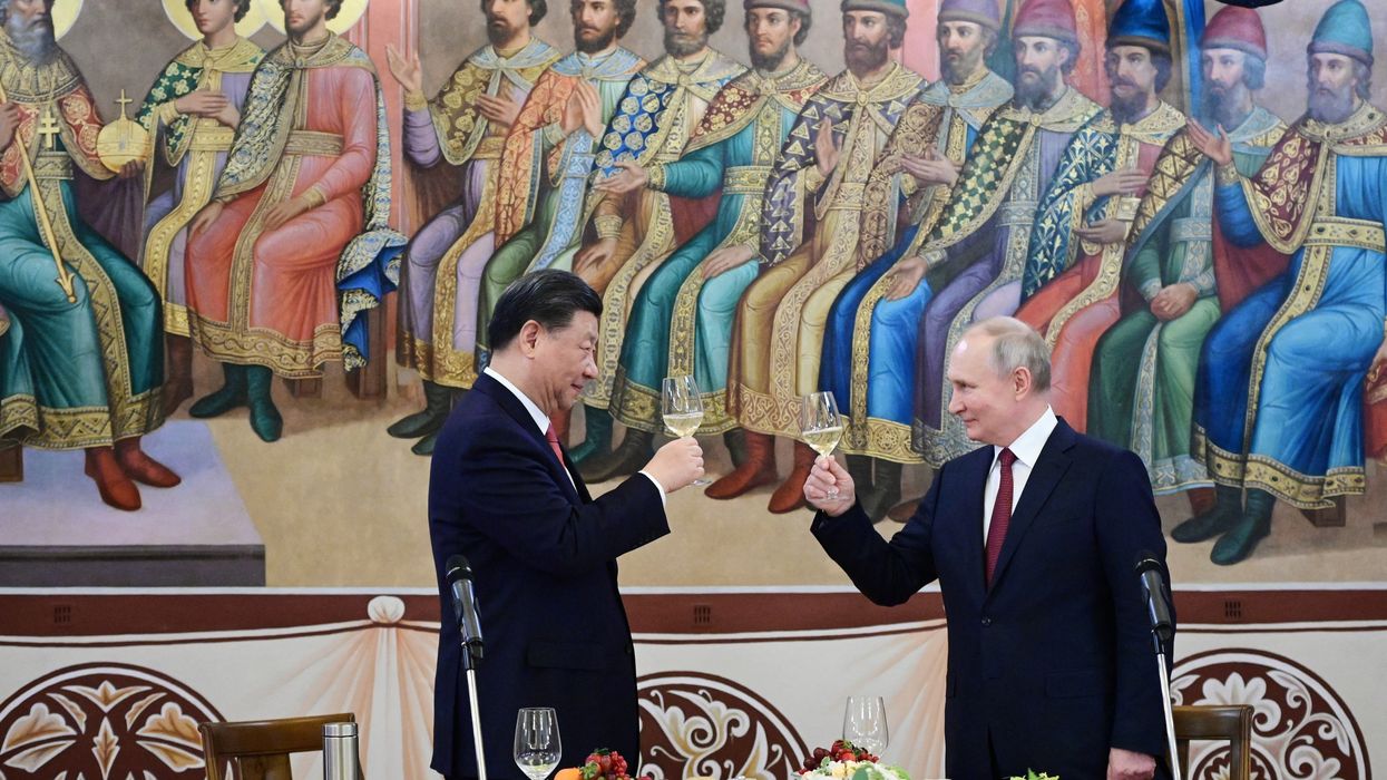 Putin and Xi Jinping in sinister conversation as they vow 'change is coming' to global political order