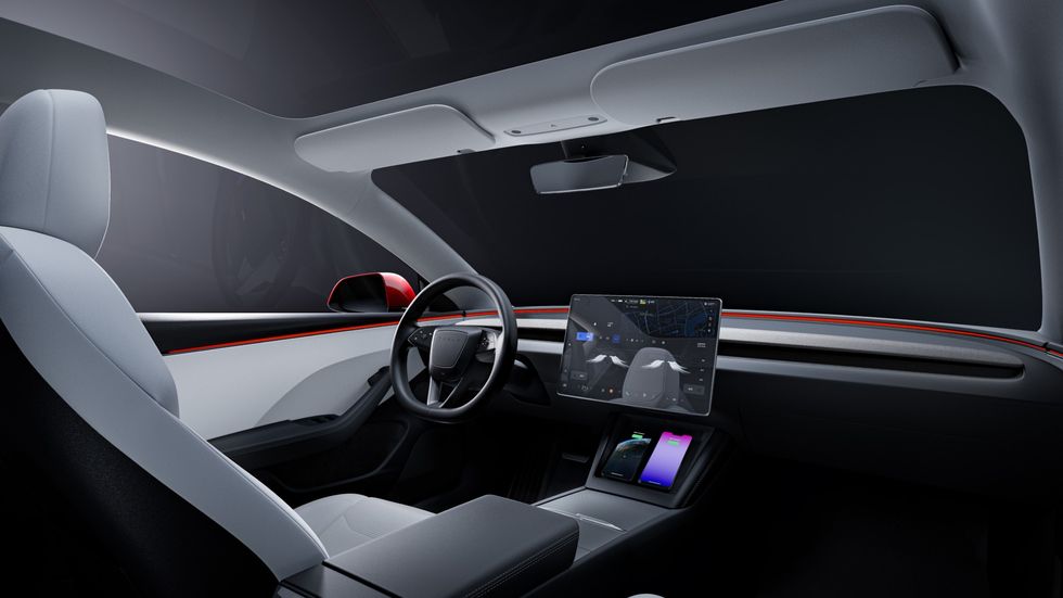 The upgraded Tesla Model 3