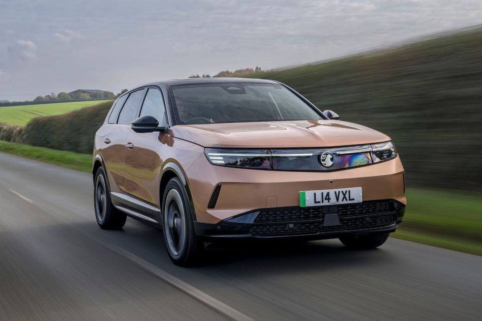 The Vauxhall Grandland electric vehicle
