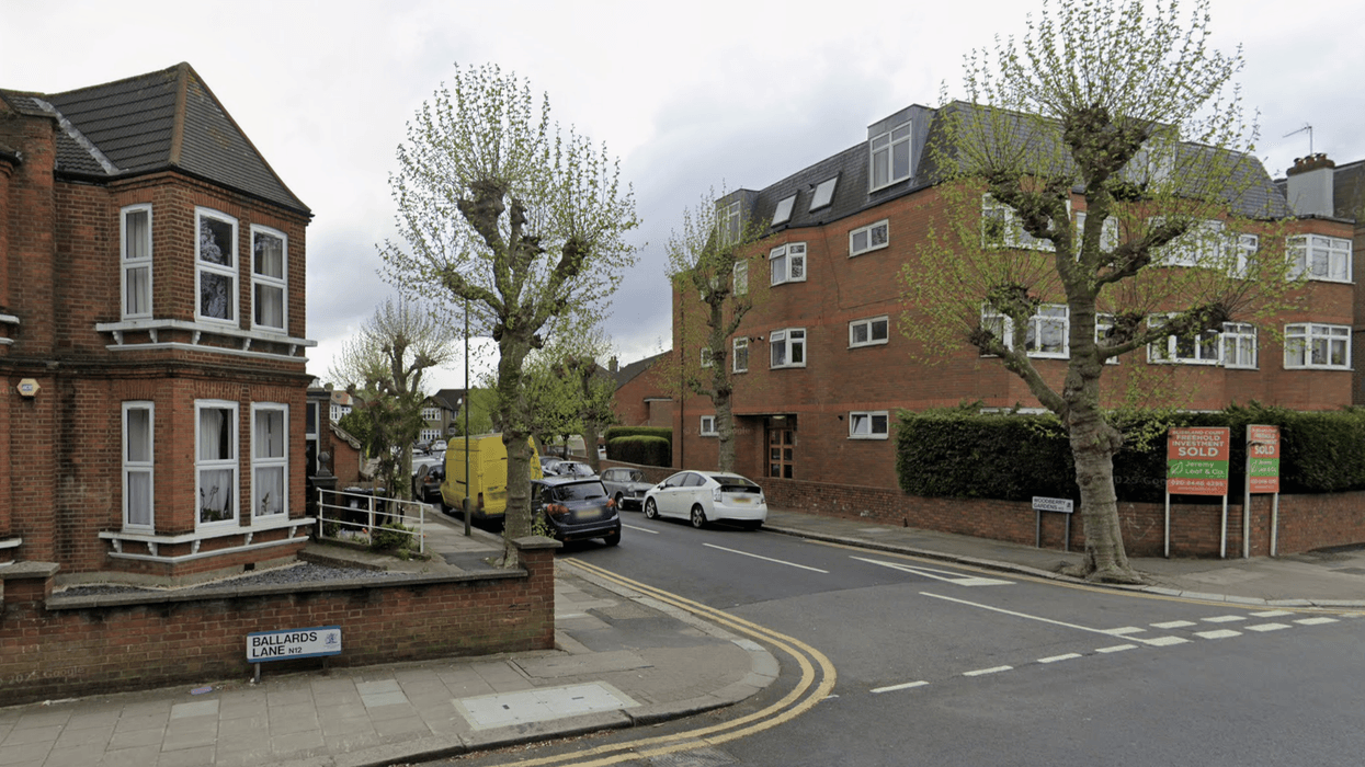 The vehicle crashed near Ballards Lane, across from the junction with Woodberry Gardens