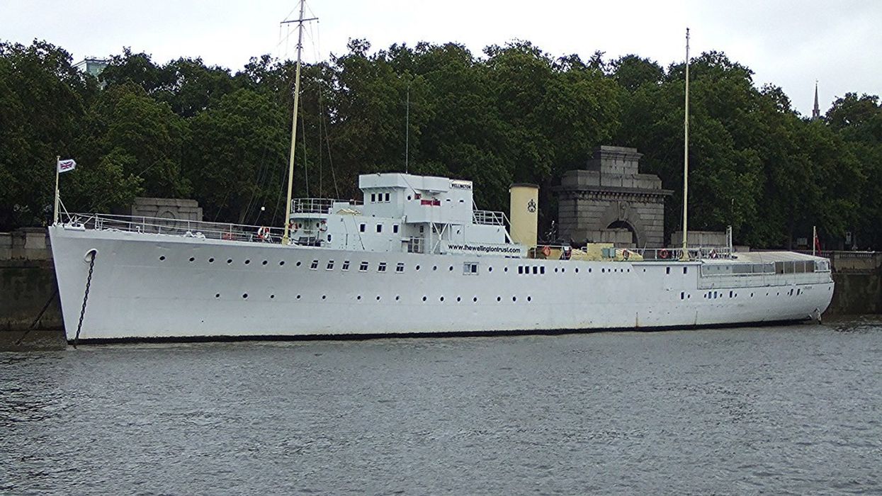 The vessel has been sat in the Thames since the 40s