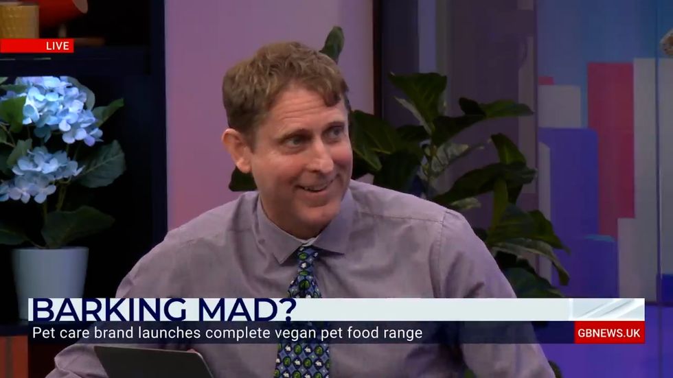 The veterinary expert claimed dogs on a vegan diet \%22appear to have health outcomes which are as good or better than many of animals on conventional meat-based diets\%22.
