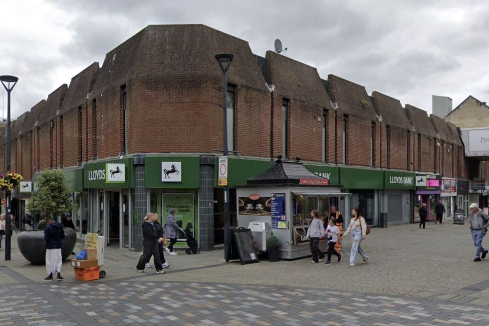 The victim, who was identified as a man aged in his 30s, was attacked inside the bank in St Peter's Street