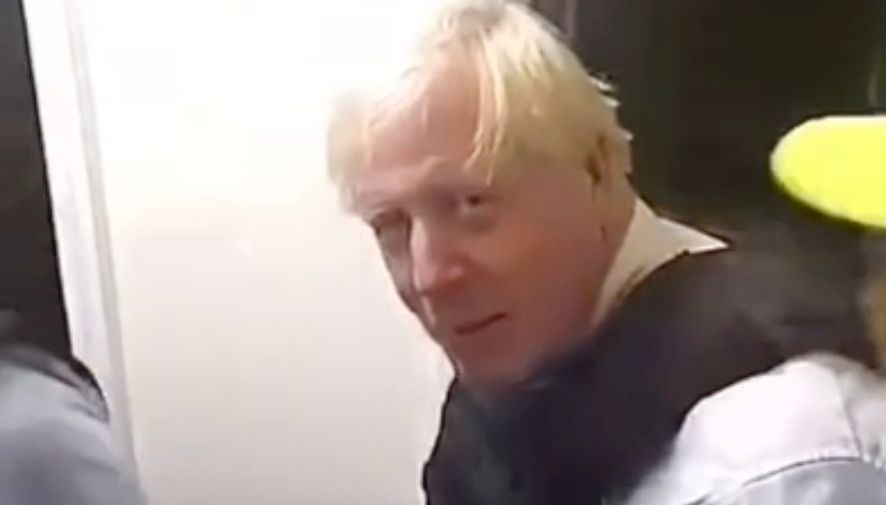 The video posted on social media comes after the Prime Minister attended a police raid on Wednesday with specialist officers near Lewisham, south London.