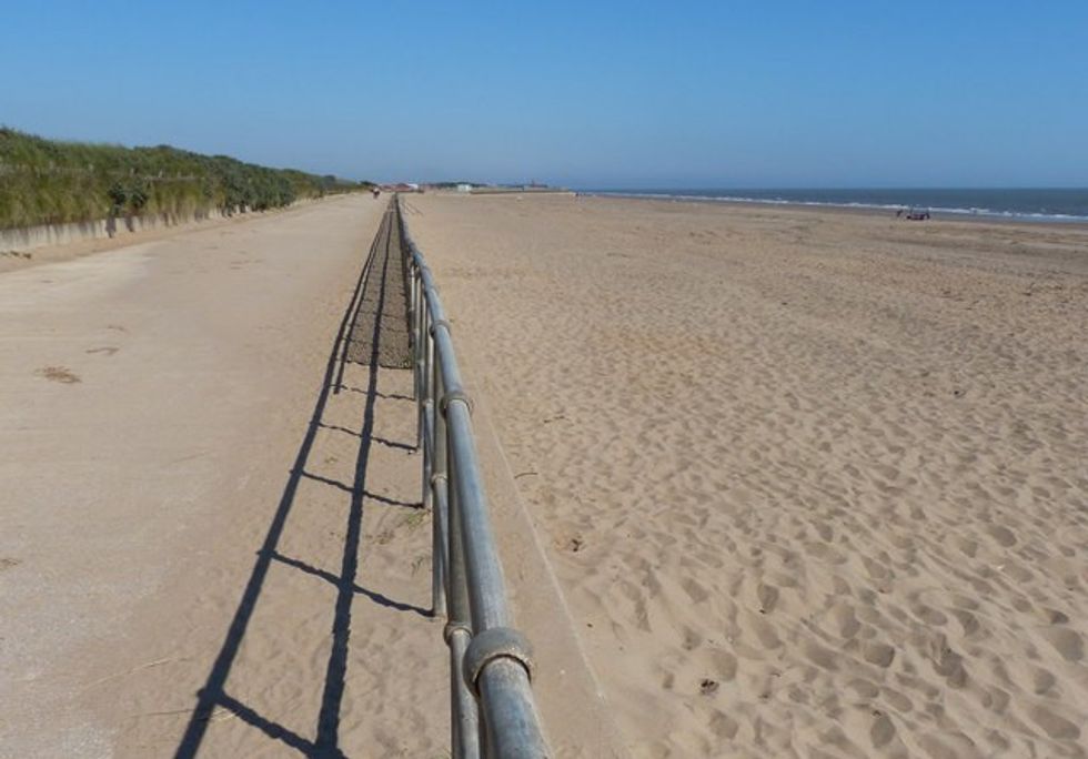 The view from Ingoldmells where the incident took place (file pic)