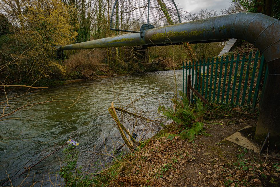The view of the River Ogmore in Sarn, Bridgend, Wales, in the vicinity where the body of five-year-old Logan Mwangi was found