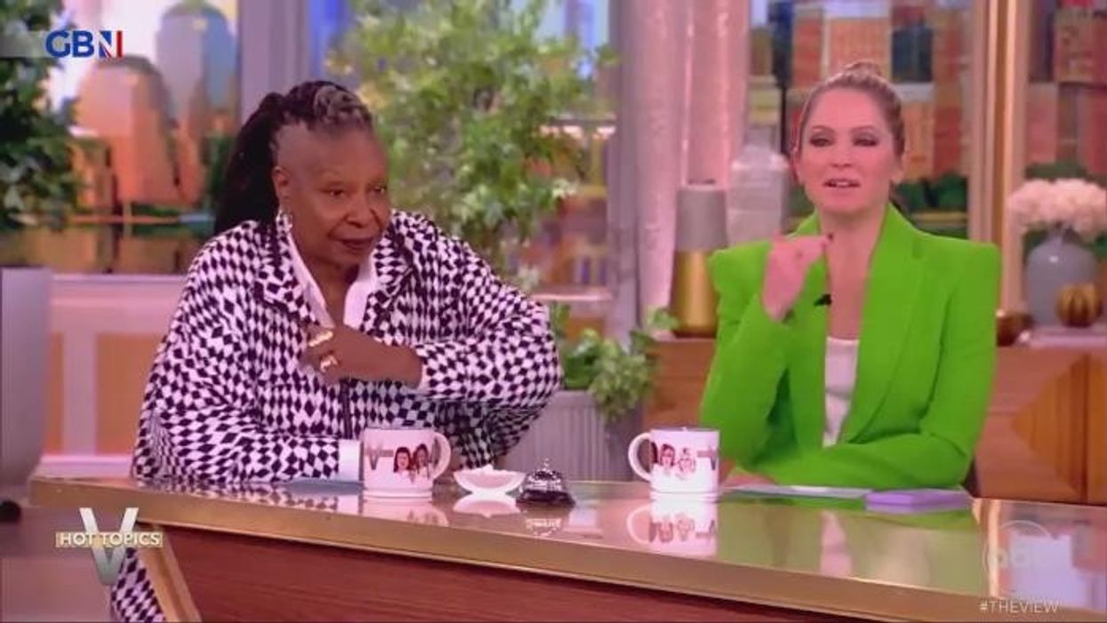 Whoopi Goldberg puts feet on desk and pretends to sleep as she snubs co-stars in Kate Middleton conspiracy debate