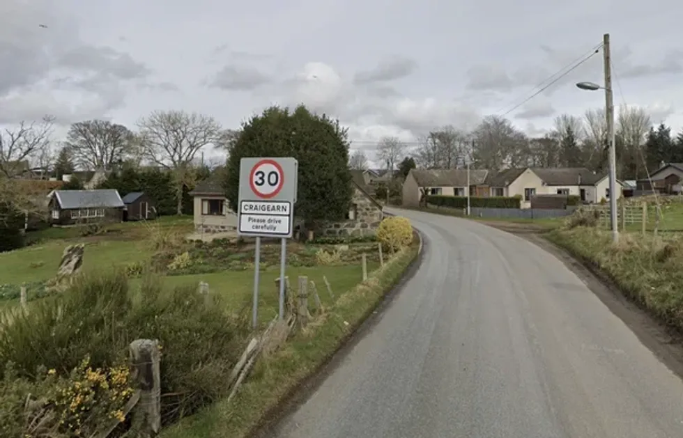 The village of Craigearn, close to Kemnay in Aberdeenshire.