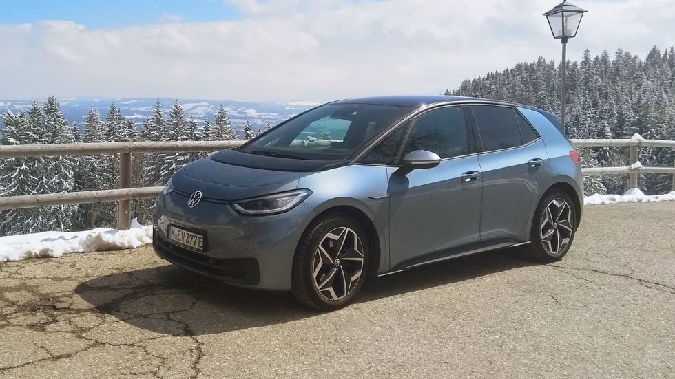The Volkswagen ID.3 was found to perform well in winter temperatures