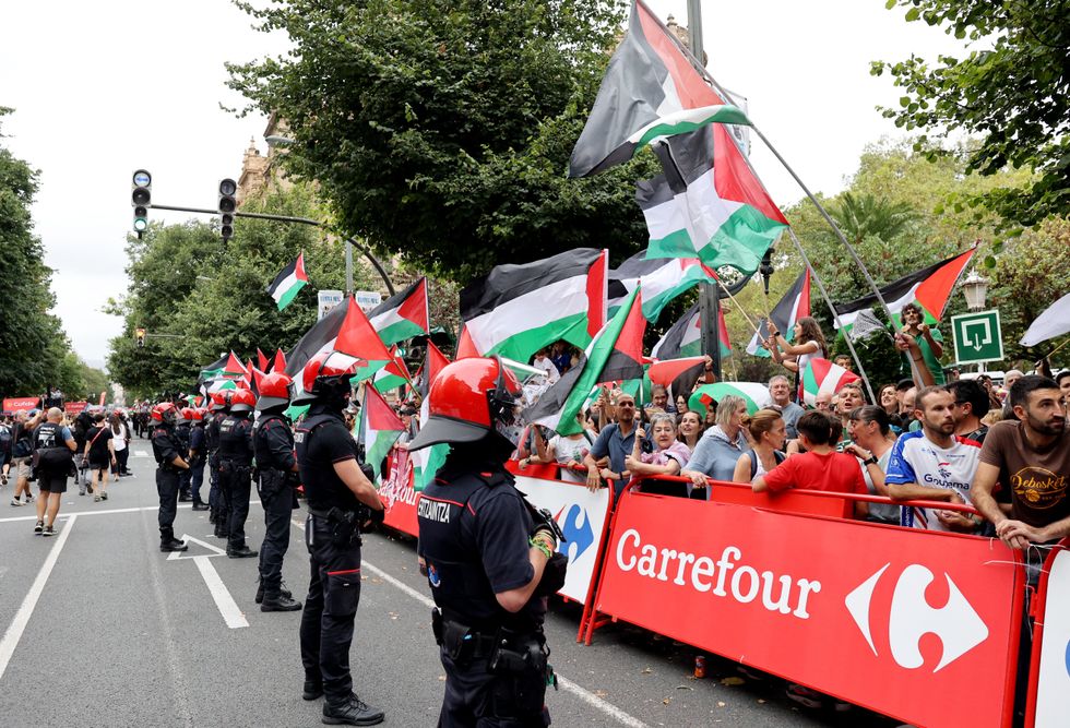 The Vuelta a Espana was dominated by pro-Palestine protestors