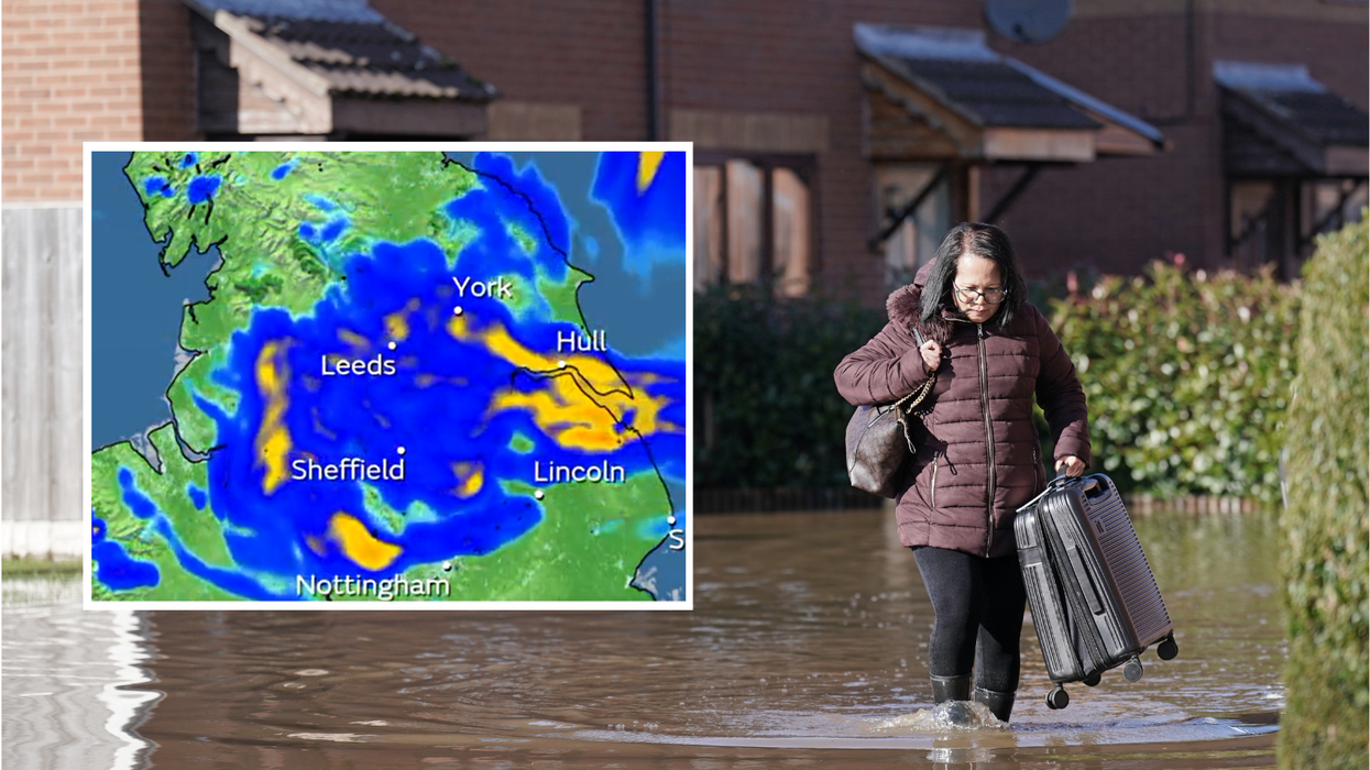 The weather office believe heavy rainfall could lead to additional flooding