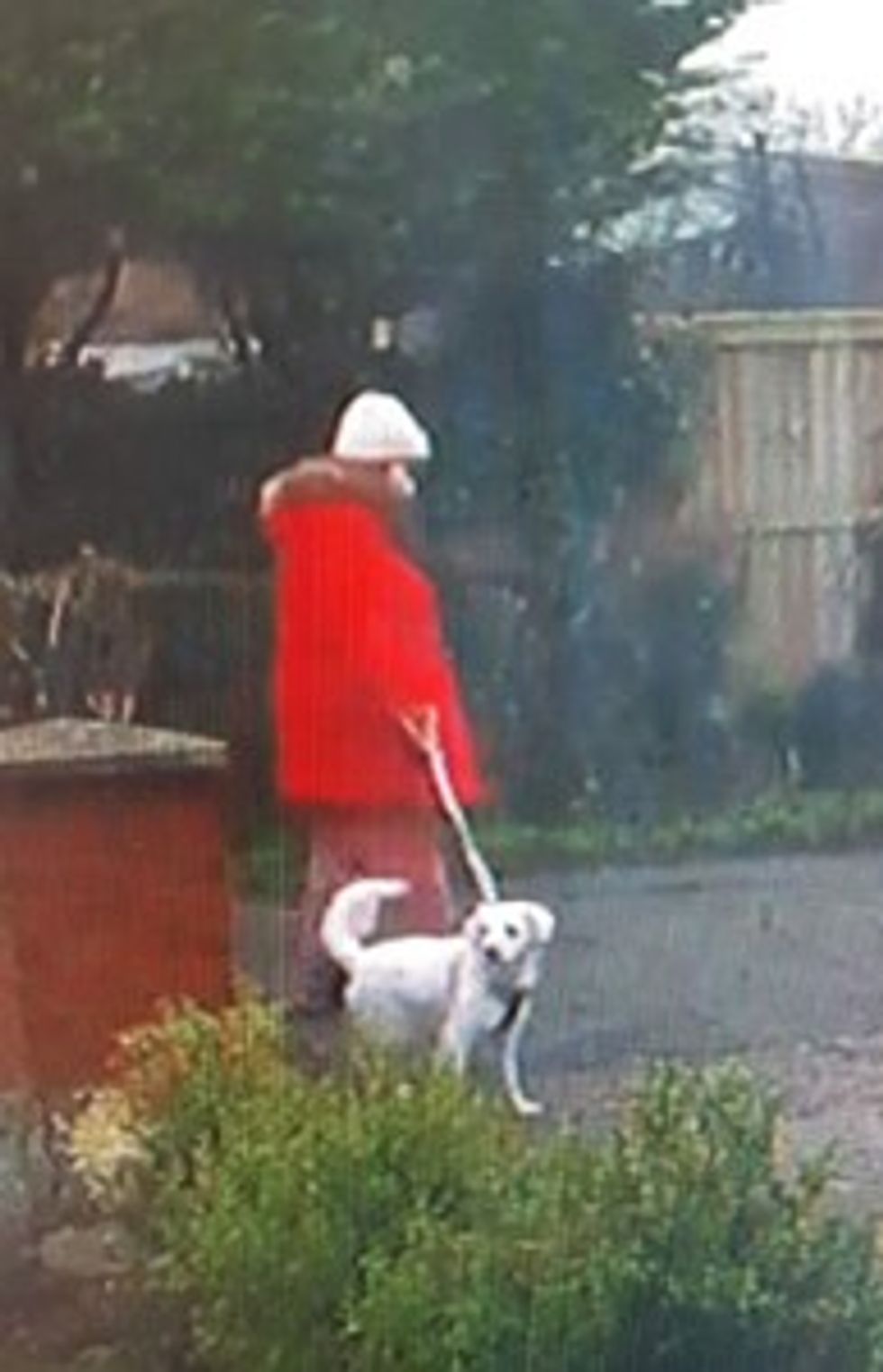 The woman was pictured less than half an hour before Nicola Bulley disappeared