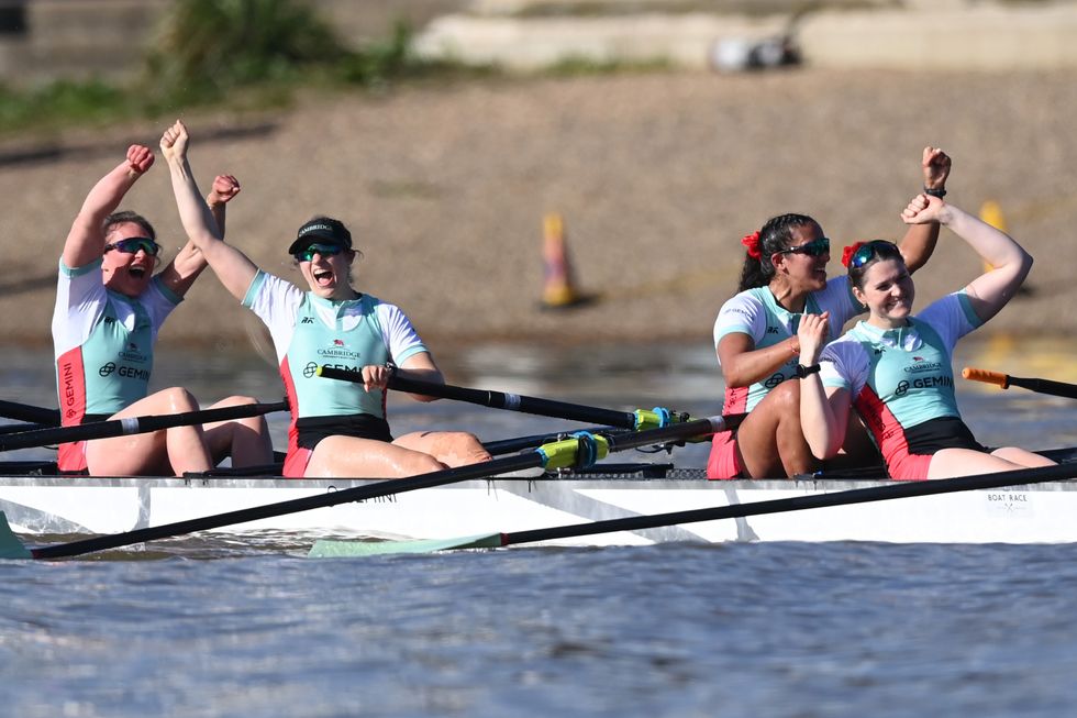 The women's race had plenty of drama