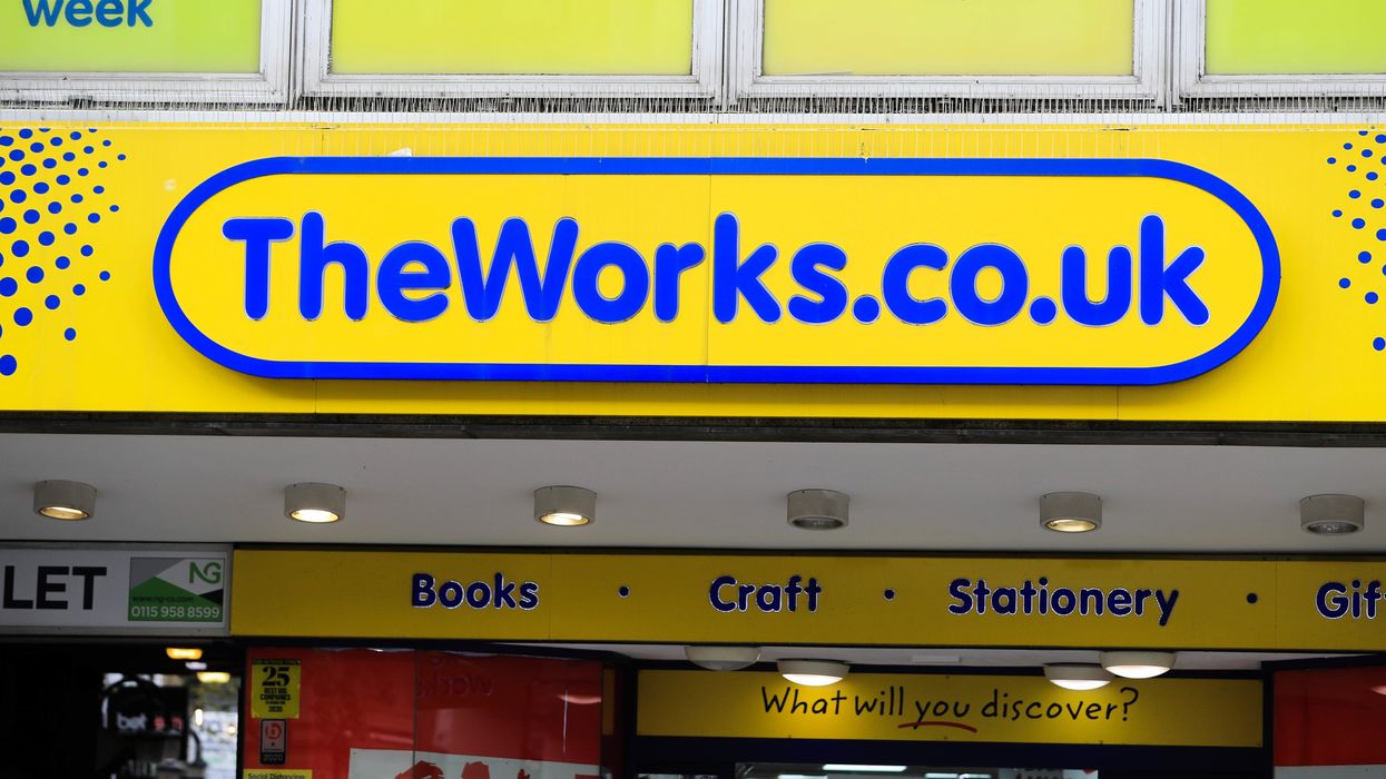 The Works store sign