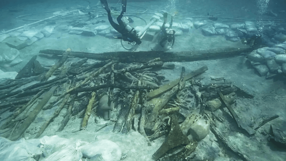 The wreck, called Ilovik-Par\u017eine 1, sunk near the Croatian coastline