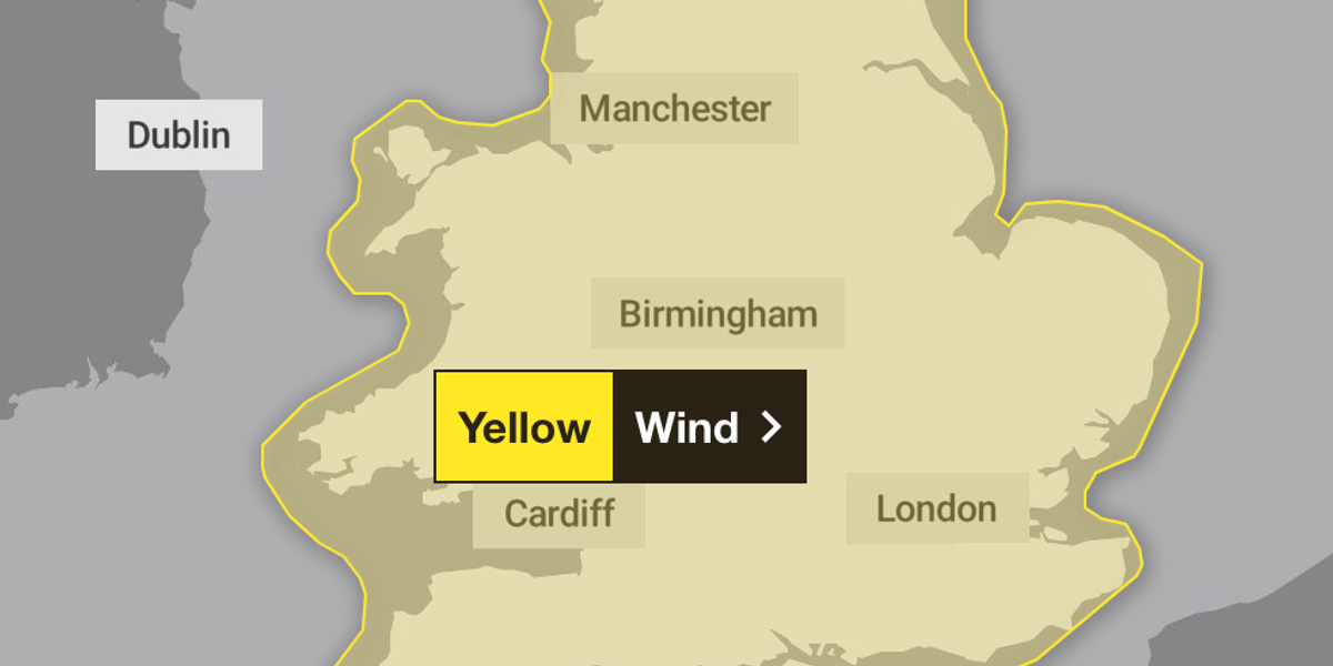 NextImg:Met Office issues yellow weather warning as Britain braces for power cuts amid 'strong and gusty winds'