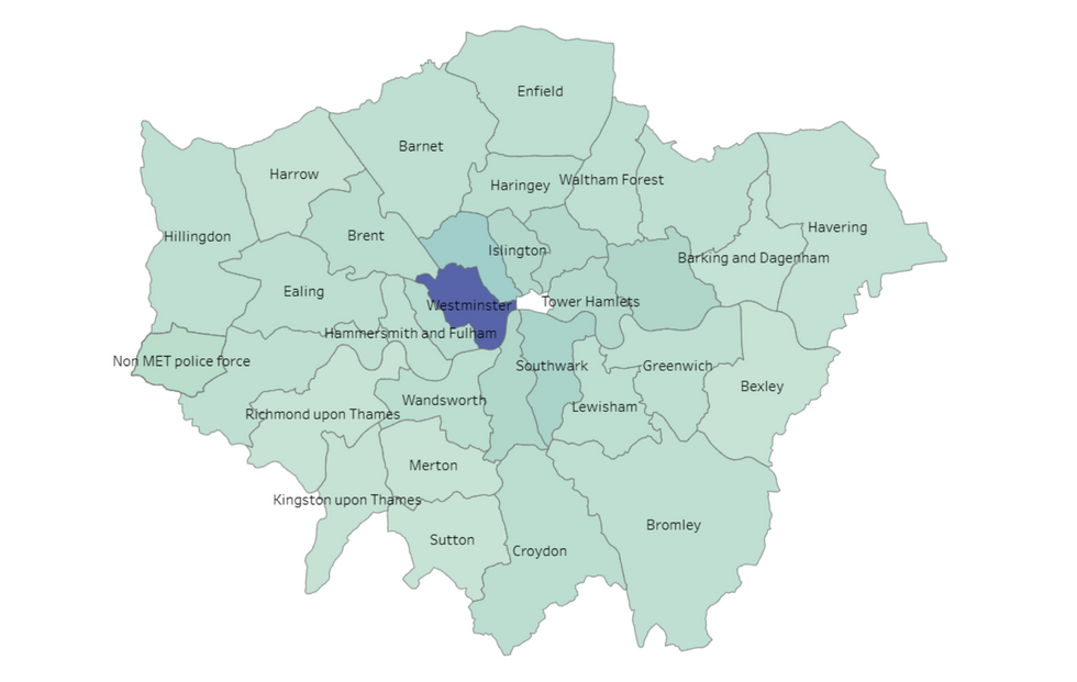 Theft map