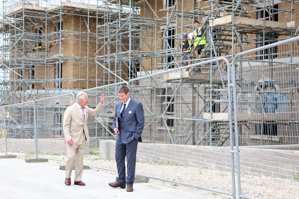 Then-Prince Charles at Poundbury