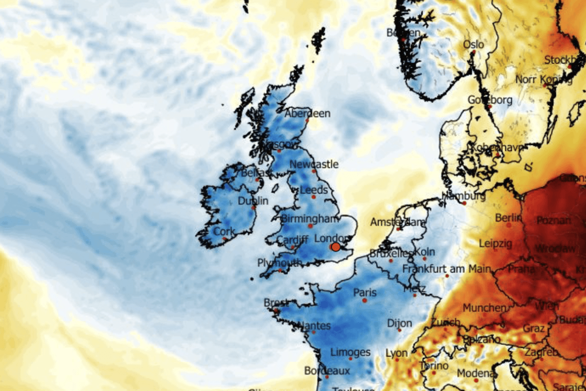 Then the cold moves back in