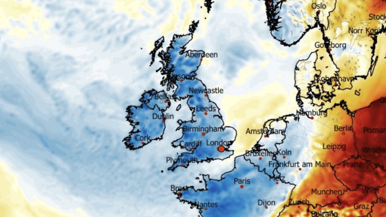 Then the cold moves back in