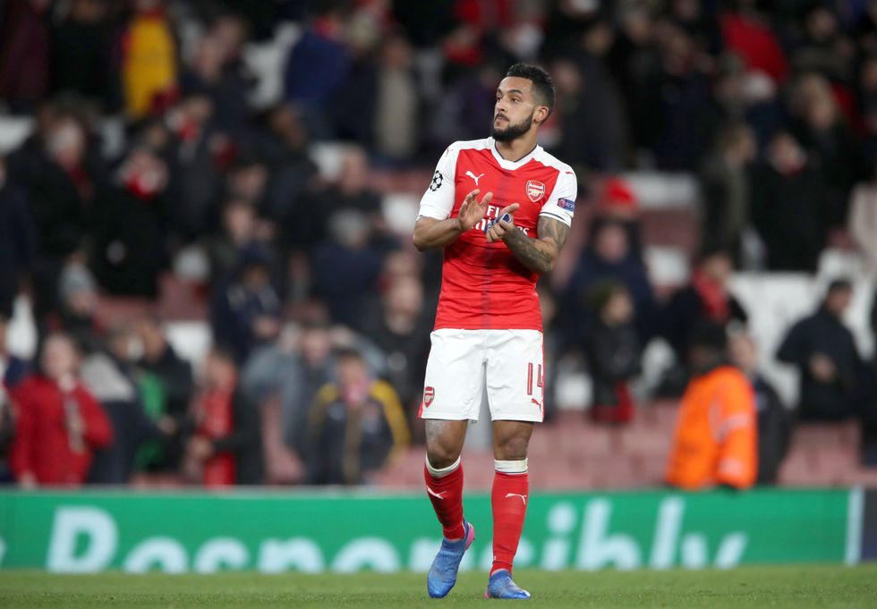 Theo Walcott Arsenal Bayern Munich