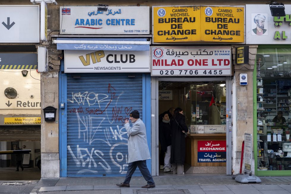 There are a large number of Middle Eastern restaurants and many shops include Arabic signage