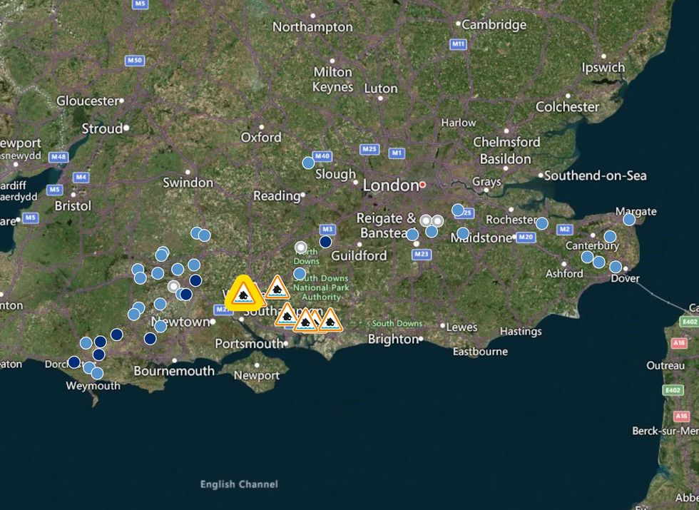 There are currently seven flood alerts issued across the country.
