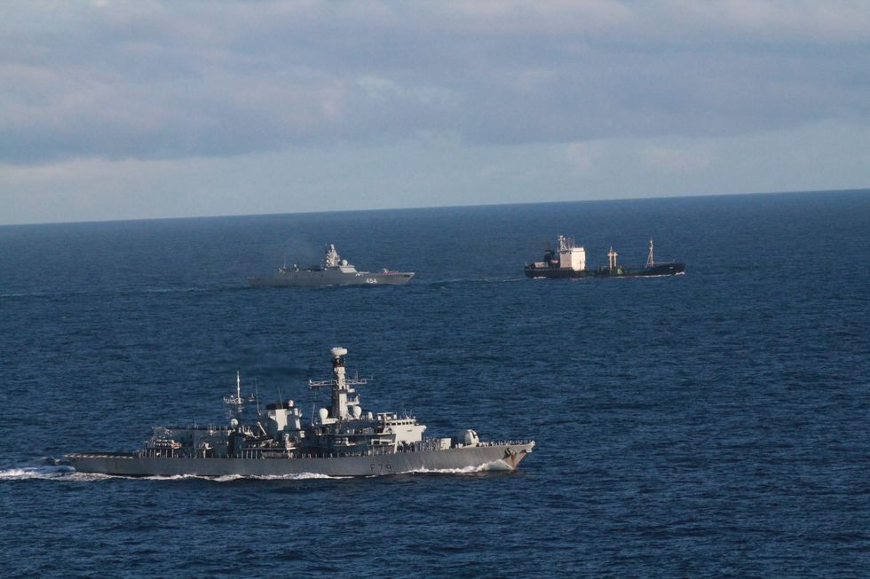 There are fears that the ship may be heading towards China for joint drills.