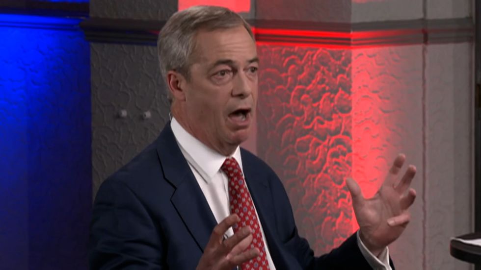 %22There are things that we\u2019ve done that are good, but in terms of business I think we\u2019ve squandered it%22 Nigel Farage told a live studio audience in Dudley.