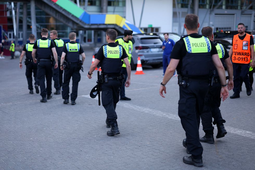 There has been a large police presence throughout the tournament