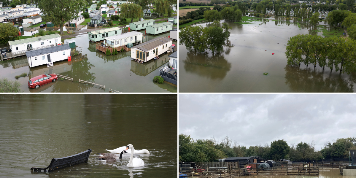NextImg:Firefighters rescue 35 people trapped at caravan park after severe flooding