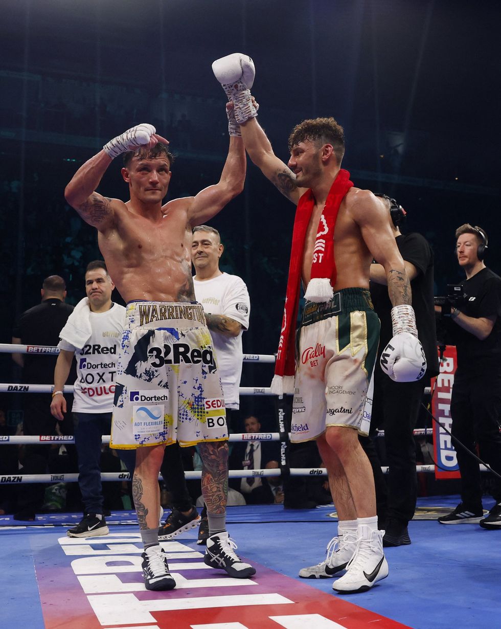 There was nothing but respect from both fighters after the final bell after a longstanding bitter feud that has now been put to bed
