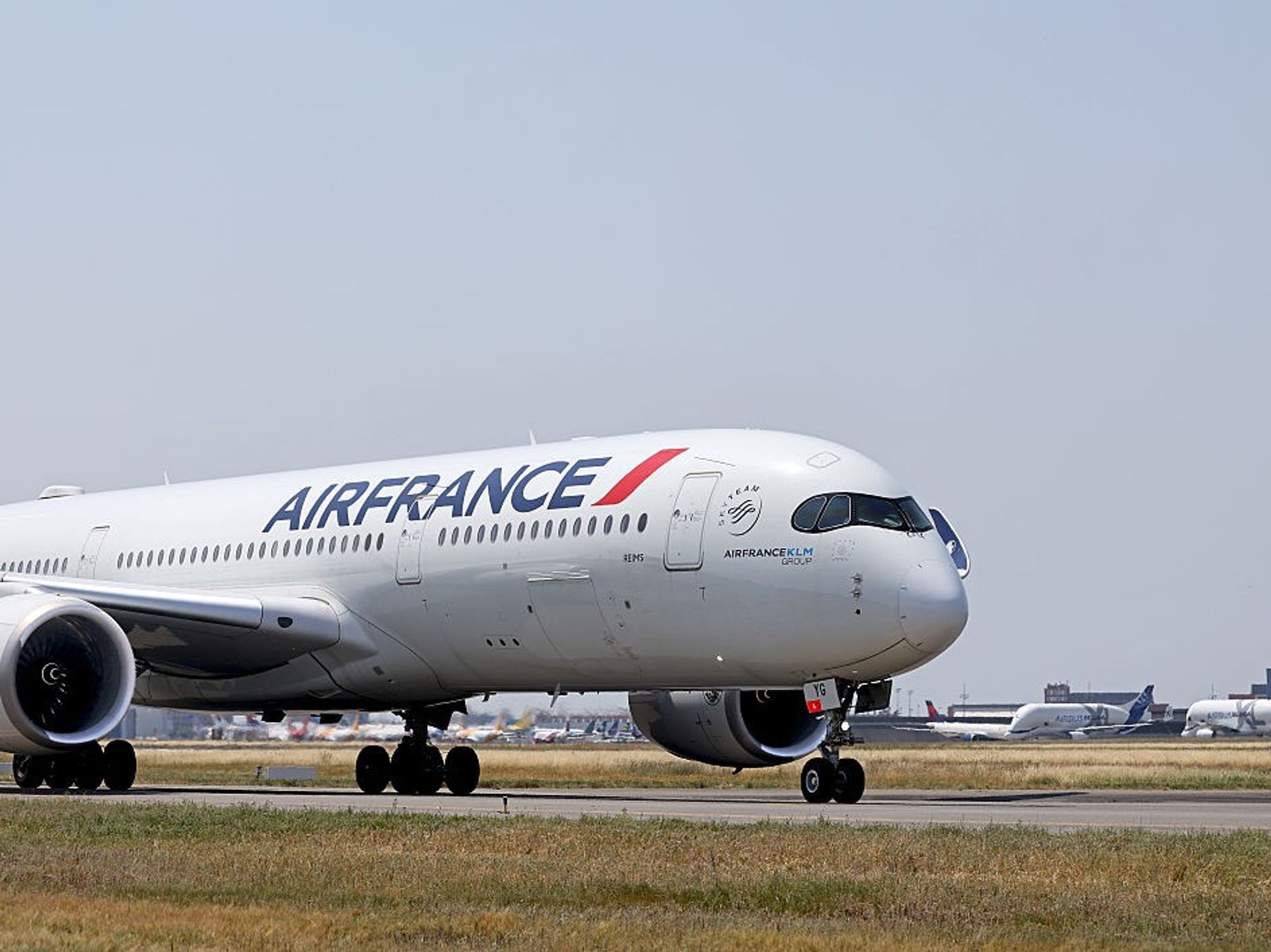 There were no migrants on the Air France flight from Heathrow to Paris