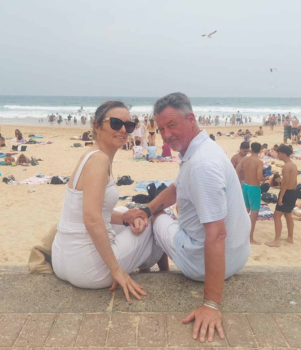 Theresa and her partner Jimmy