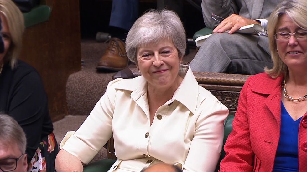 Theresa May has hit out at the Labour Party as Liz Truss began PMQs as the Conservative Party\u2019s third female Prime Minister.