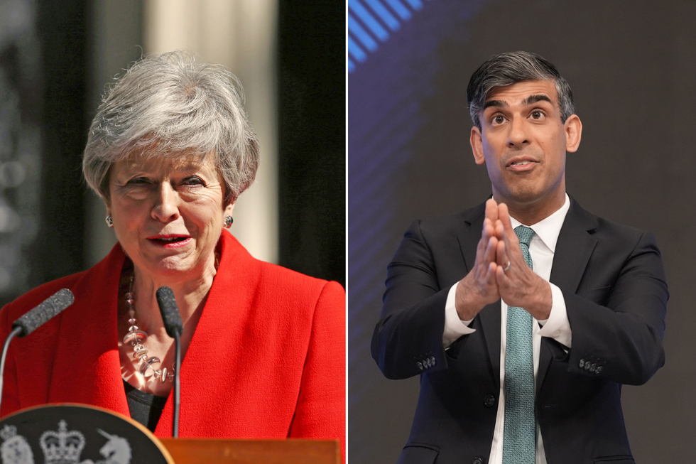 Theresa May, Rishi Sunak