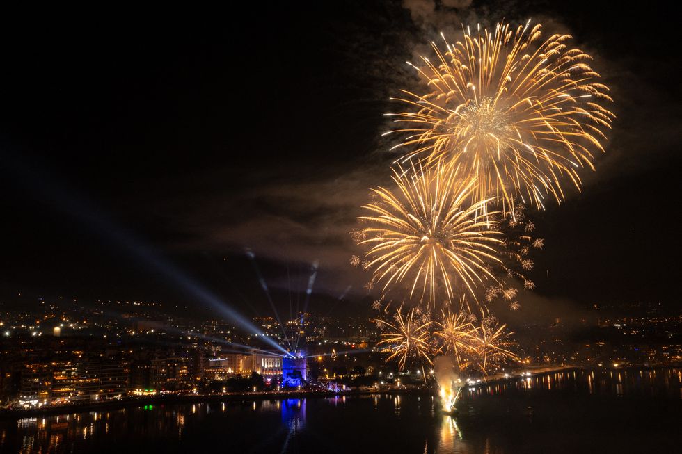Thessaloniki's firework display