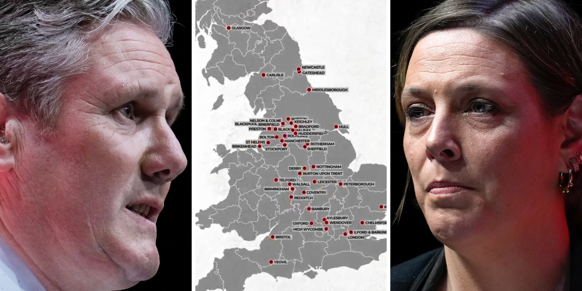 NextImg:MAPPED: The 50 towns and cities in Britain rocked by grooming gangs abuse - is YOUR area included?