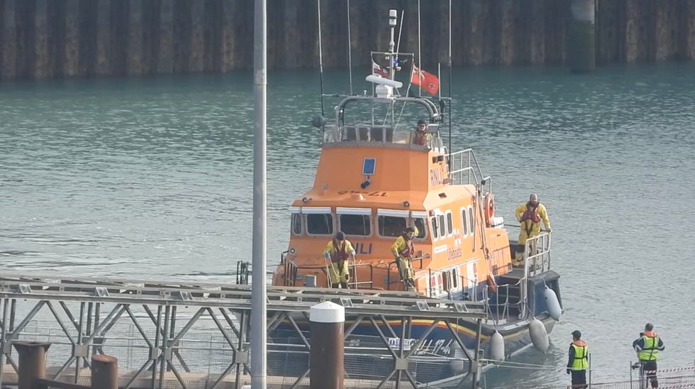 They were the first crossings recorded since December 21 and take the provisional total for migrants making the dangerous journey from France this year to 45,756.