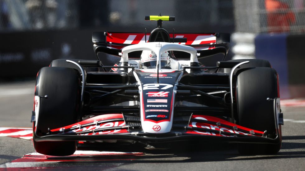 They were using a new rear wing in qualifying