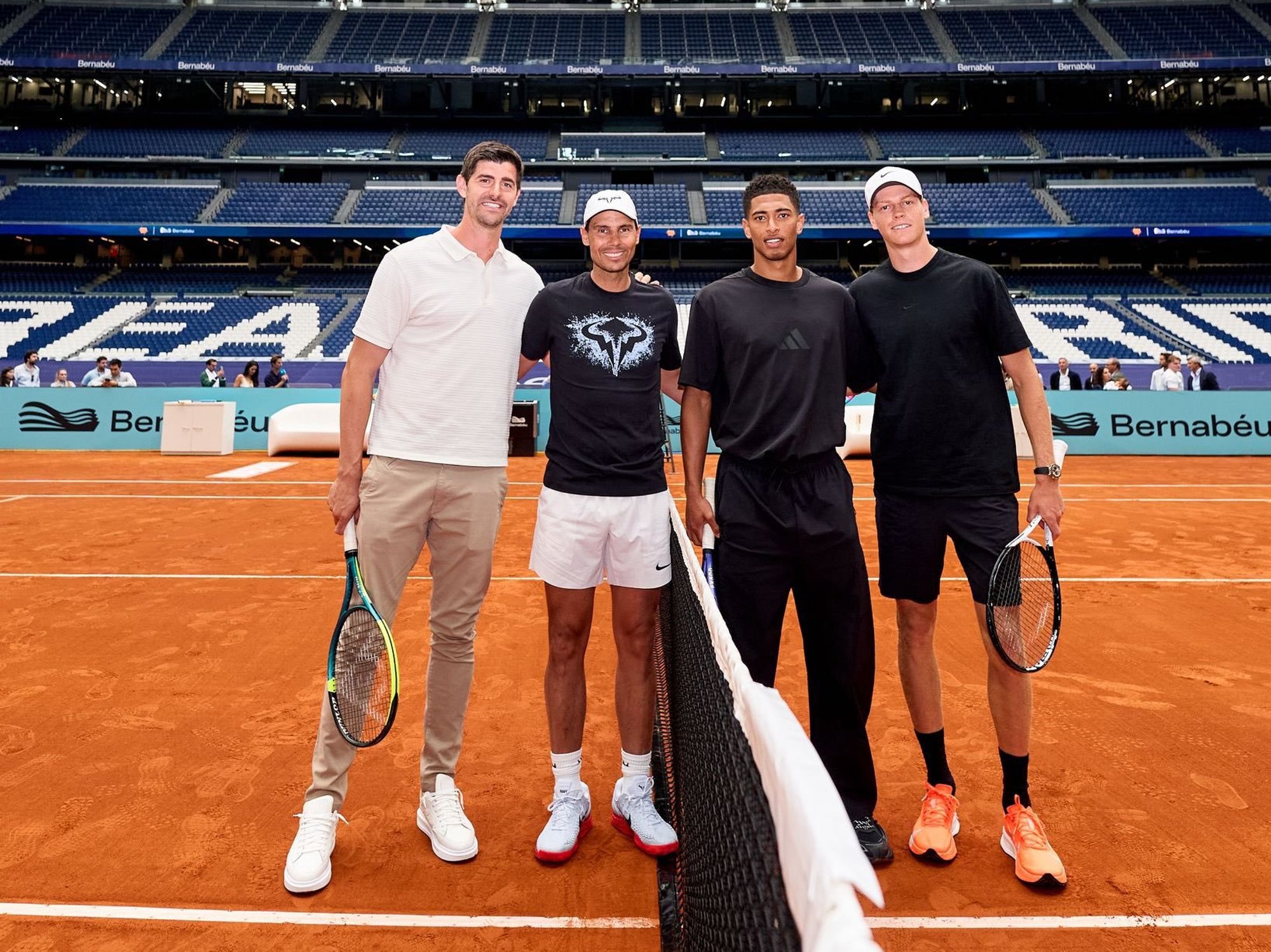 Thibaut Courtois, Rafael Nadal, Jude Bellingham, Jannik Sinner