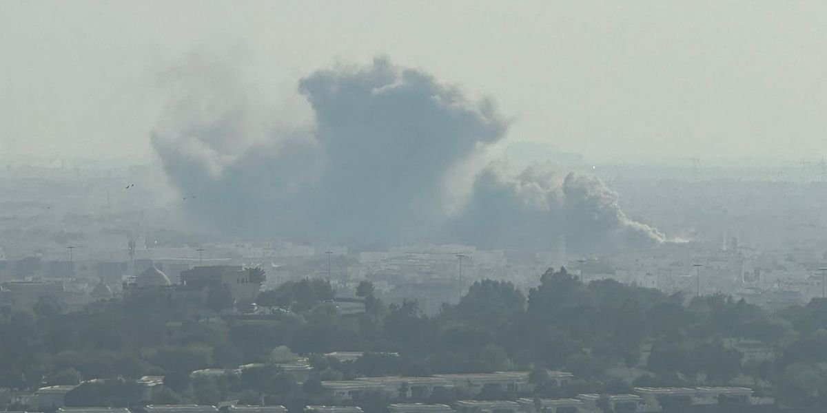 NextImg:Several blasts rock Doha as thick clouds of black smoke engulf skyline