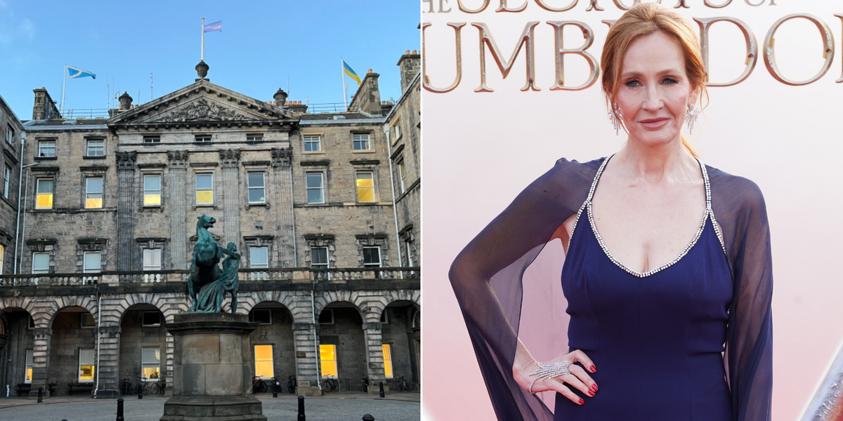 NextImg:JK Rowling accuses Scottish council of celebrating violent trans prisoner by flying flag - 'You're f*****g kidding me!'