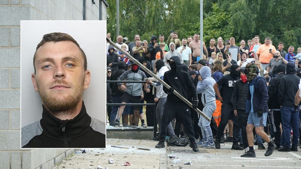 Arsonist jailed for nine years in strictest prison sentence yet for migrant riots