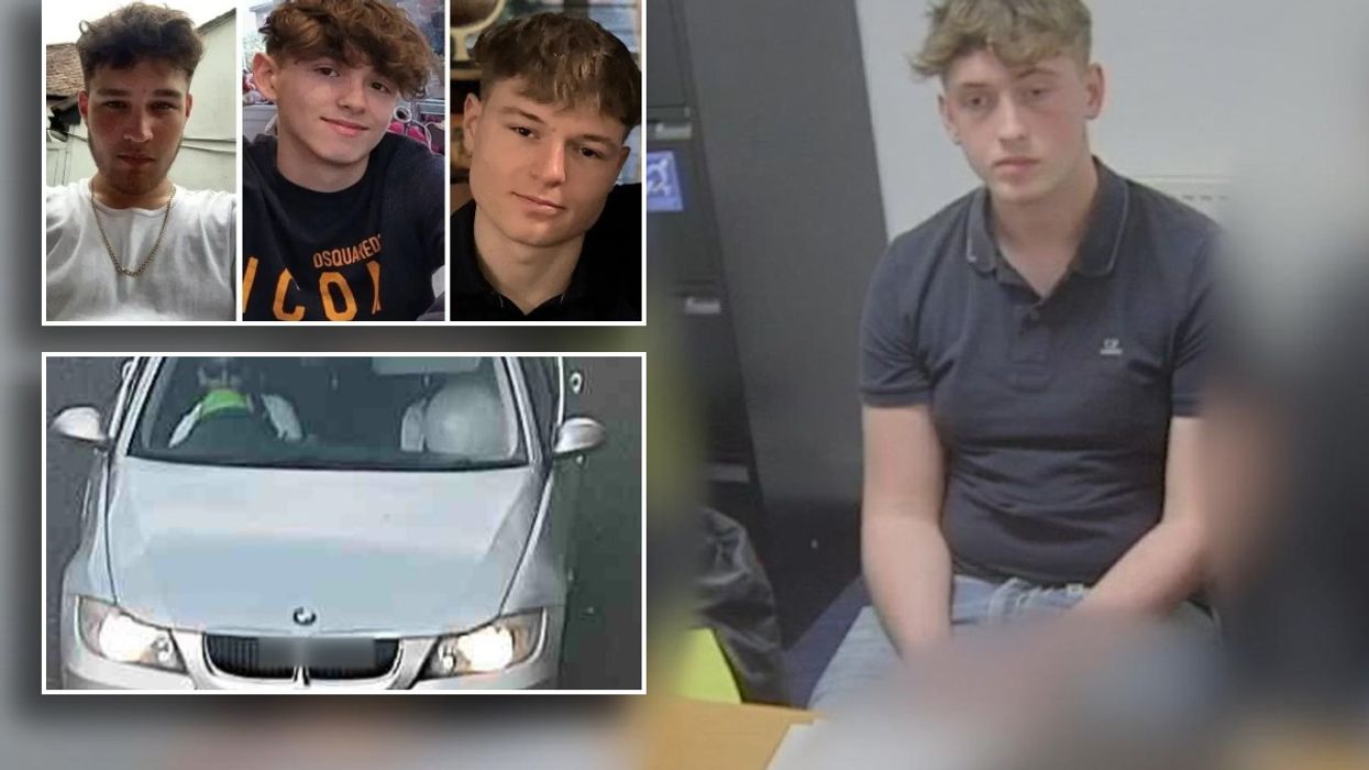 Thomas Johnson, Daniel Hancock, Ethan Goddard, Elliot Pullen and ANPR image
