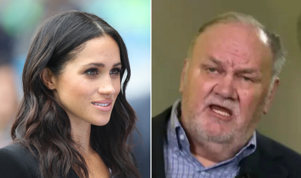 Thomas Markle and Meghan Markle