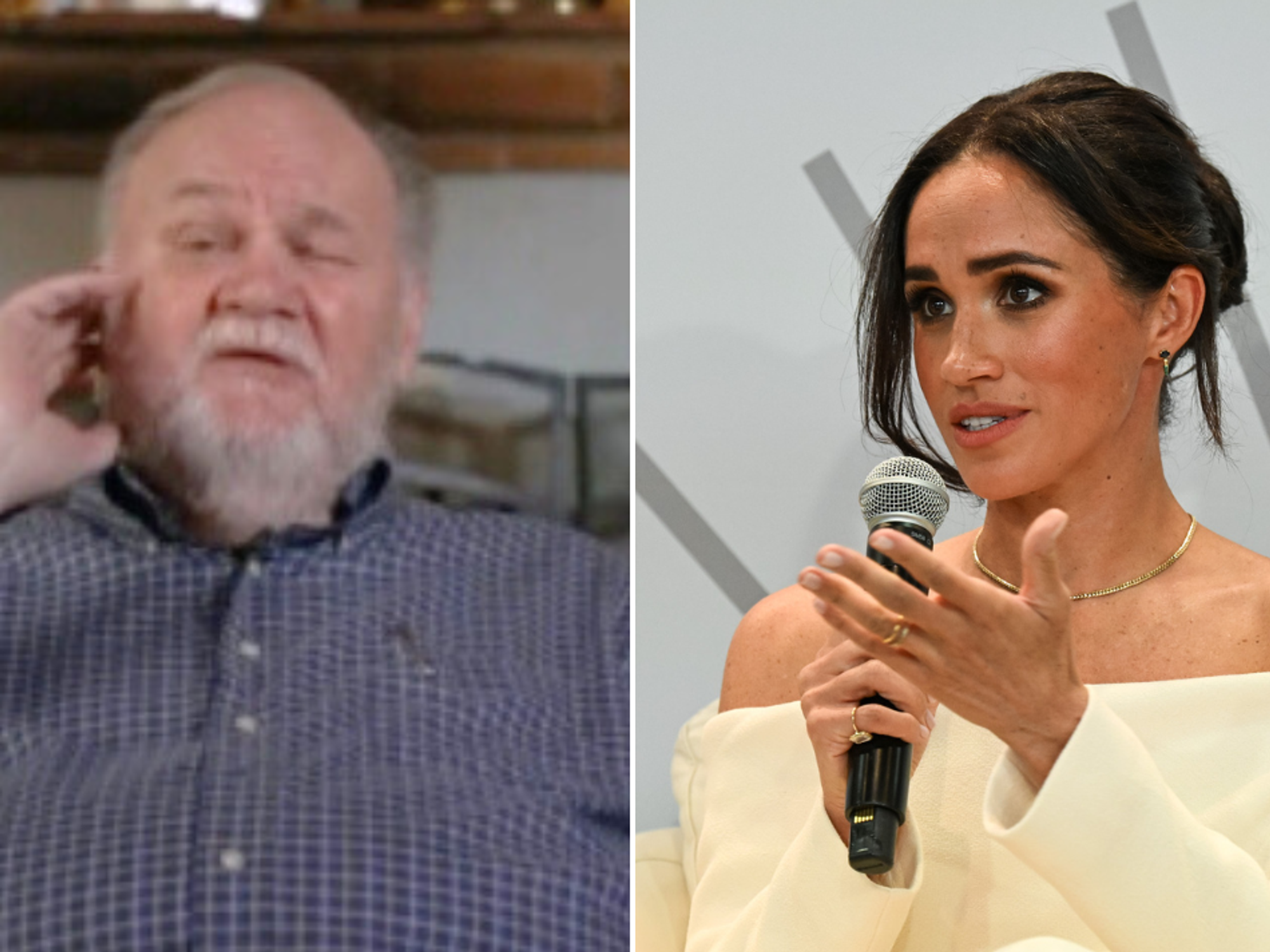 Thomas Markle and Meghan Markle