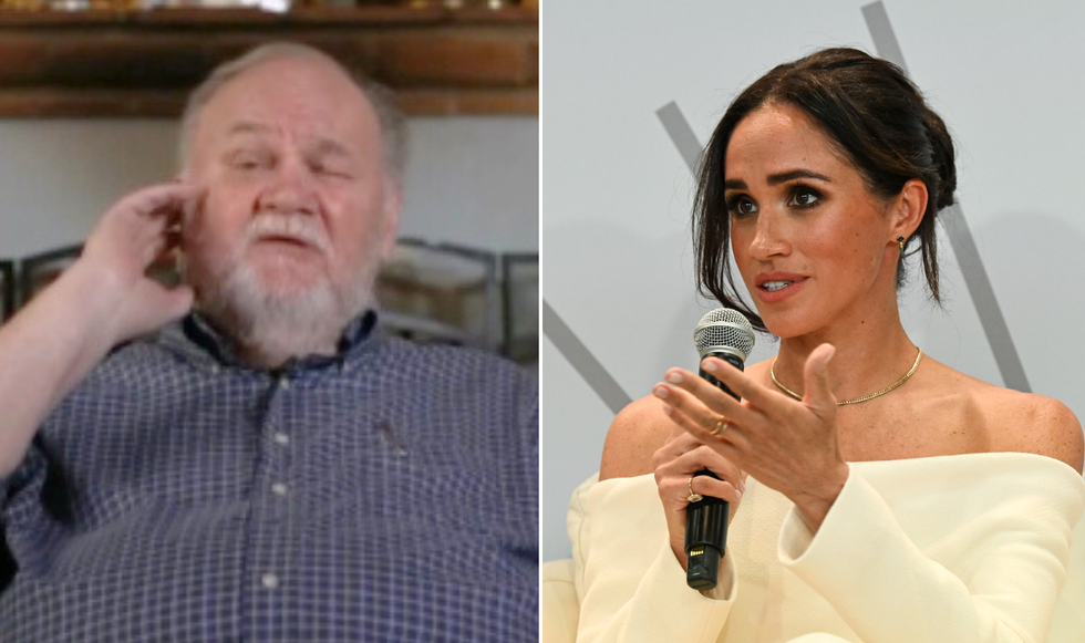 Thomas Markle and Meghan Markle