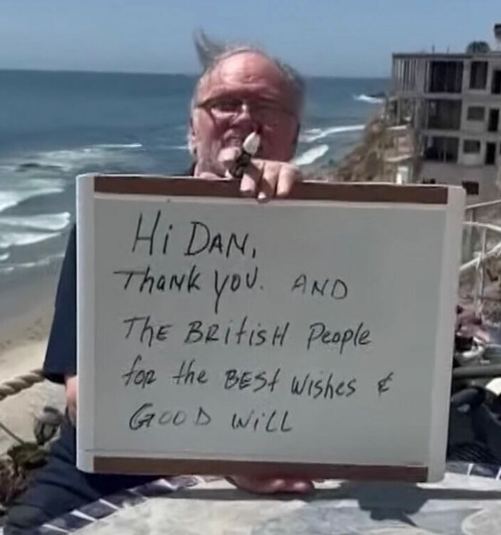 Thomas Markle appearing on GB News